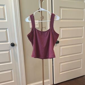Anthropologie Maeve Burgundy Tank Top